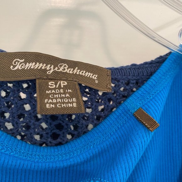 Tommy Bahama crocheted top and matching tank - Picture 3 of 4